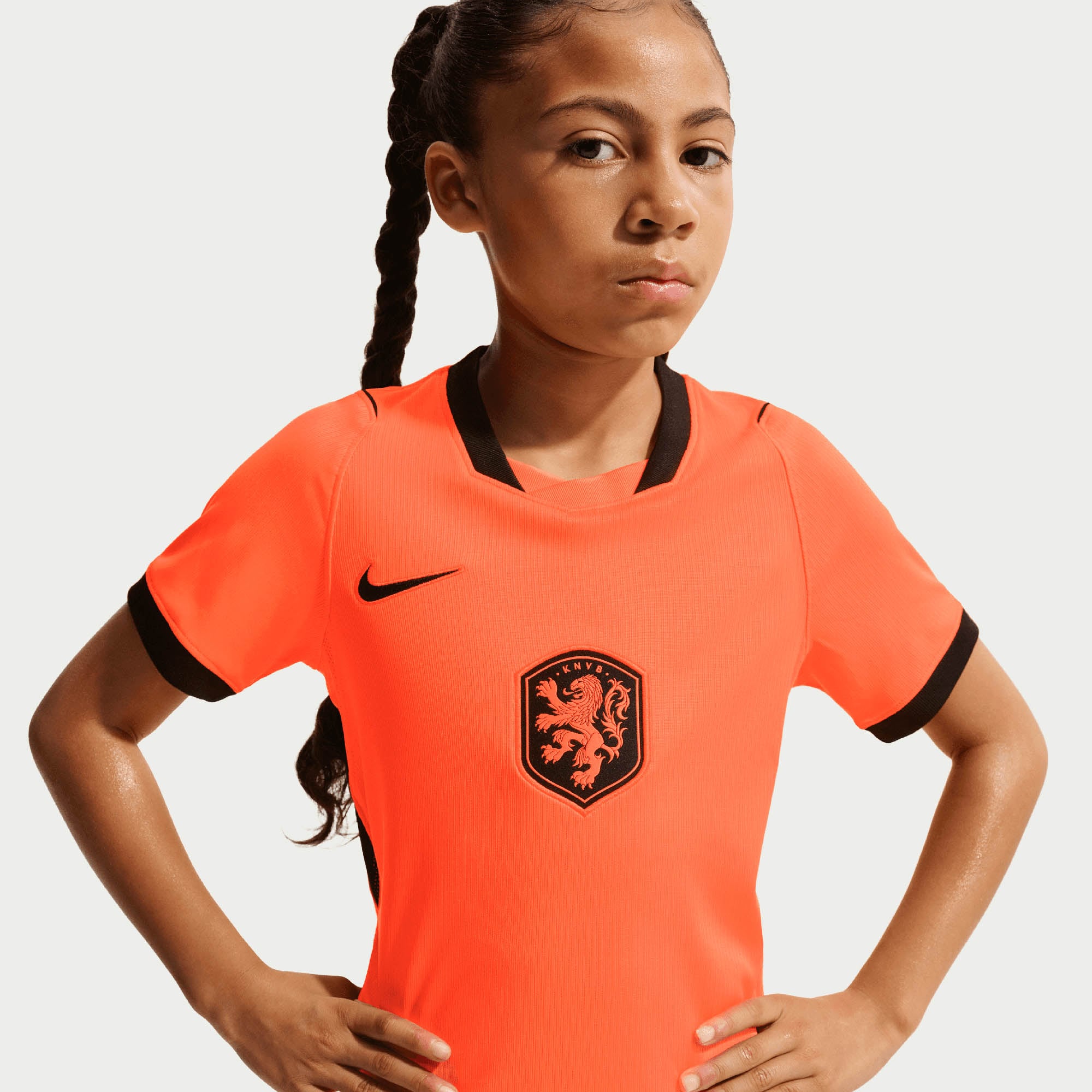 [SJH] Netherlands National Team Youth 2026 Home Stadium Replica Jersey - Orange