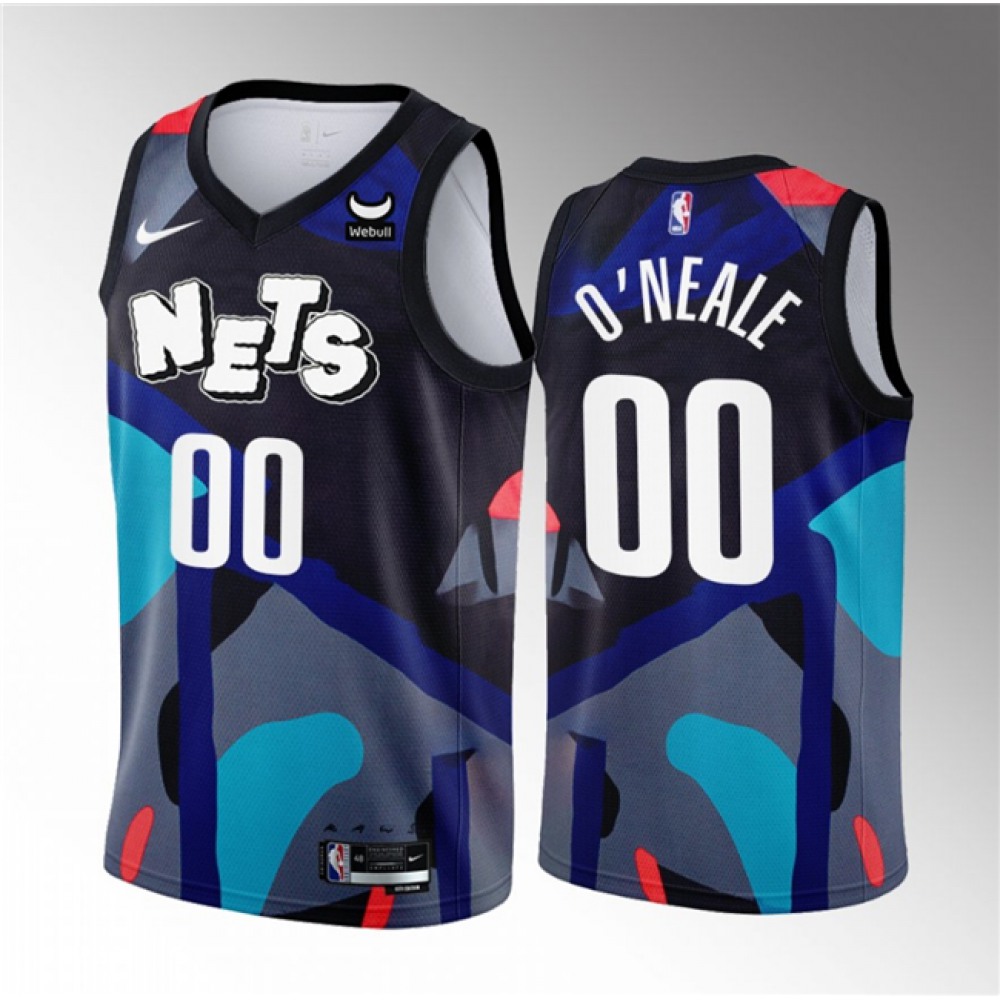 Brooklyn Nets 00 Black Jersey - City Edition - NBA Collection