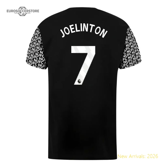 Outstanding Newcastle Graphic T-shirt (black) (joelinton 7)
