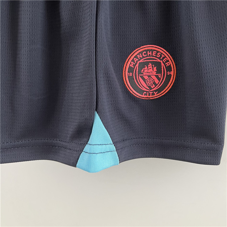 Lightweight Man City Kids Manchester City 2324 Third Kit ShirtShorts