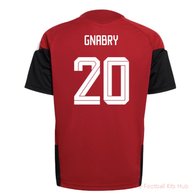 2026-2027 Germany Training Jersey (Red) - Kids (Gnabry 20)