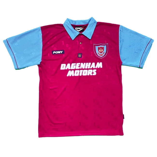 West Ham Centenary Pony official style Home Shirt 1995-1996 (Men