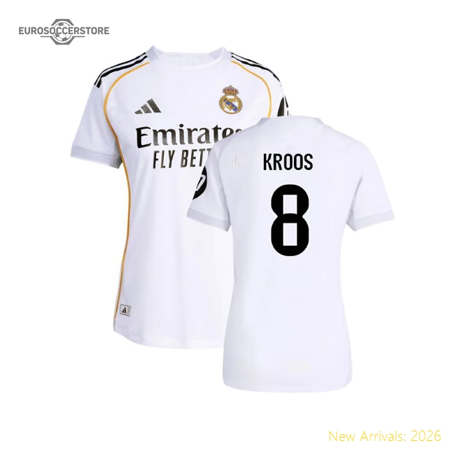 Performance 2025-2026 Real Madrid Authentic Home Shirt (Womens) (Kroos