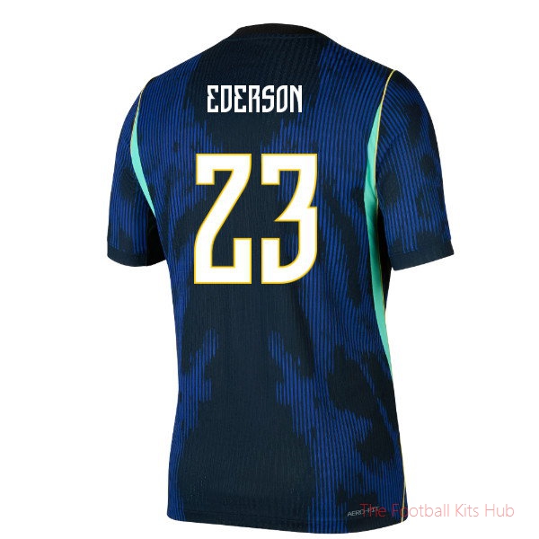 Brazil Match Away Jordan Aero-Fi 2026-2027 T-Shirt (Ederson 23)