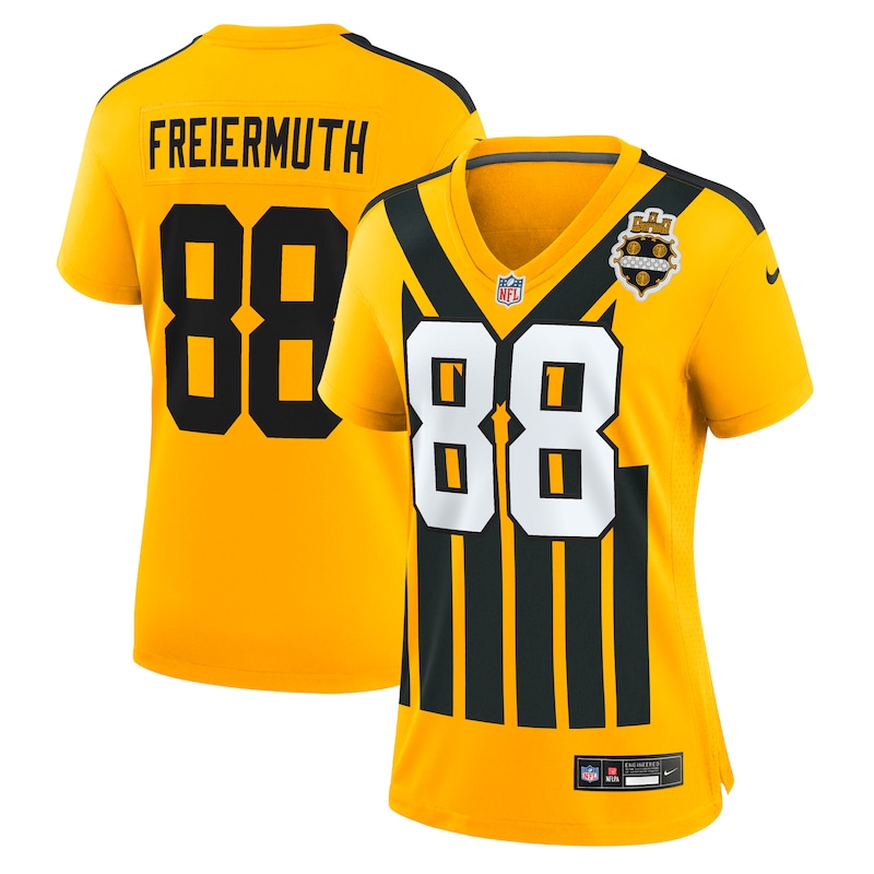 None Pat Freiermuth PIT Steelers Bold Pro-Level Jersey Football Appare