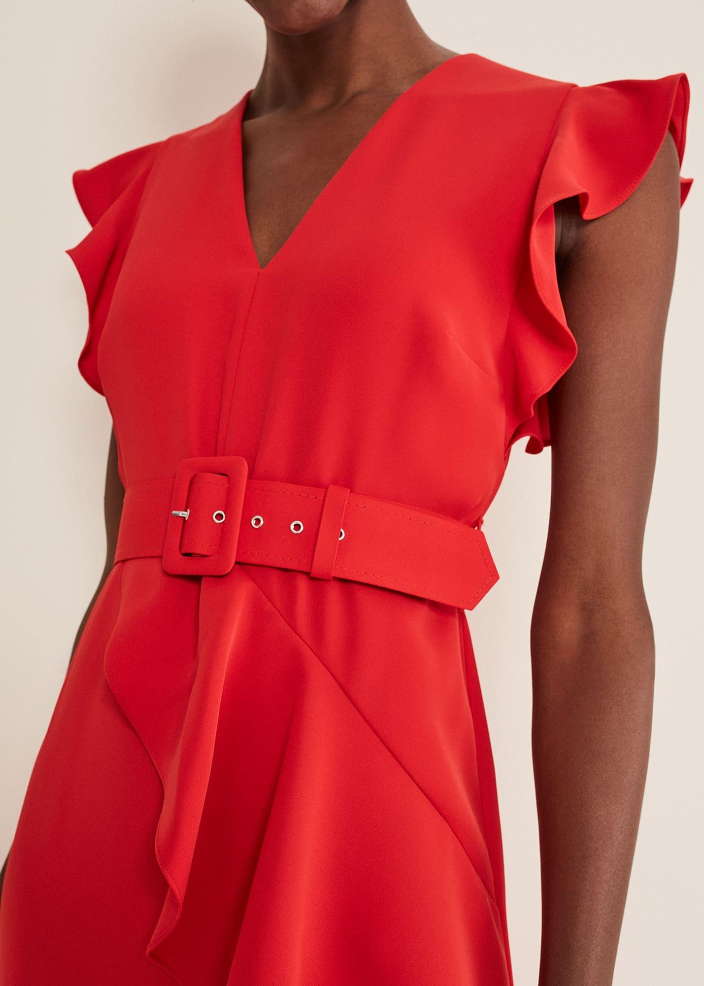 Phoebe Frill Maxi Dress