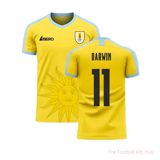 [LK] Uruguay 2025/26 Away Football Kit (Libero) (DARWIN 11)