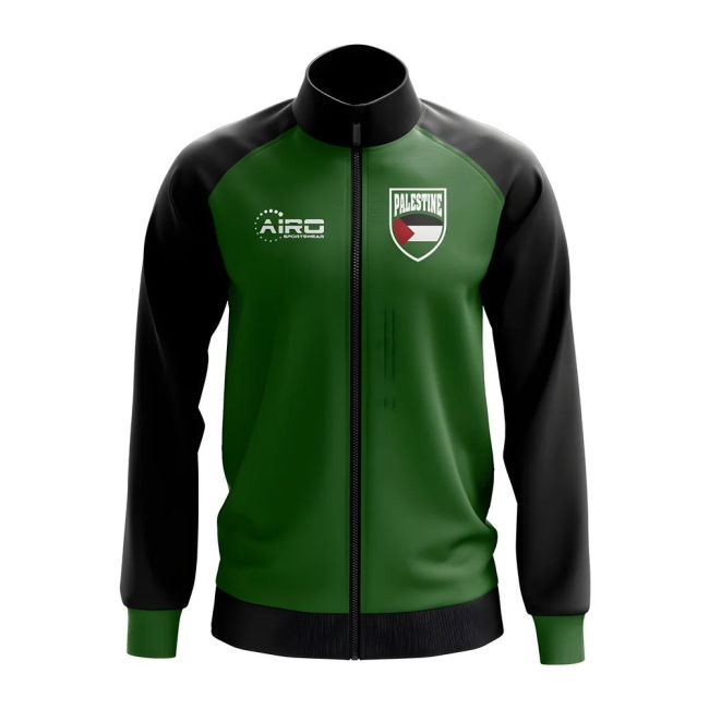 Palestine Concept Football Track Jacket (Green)