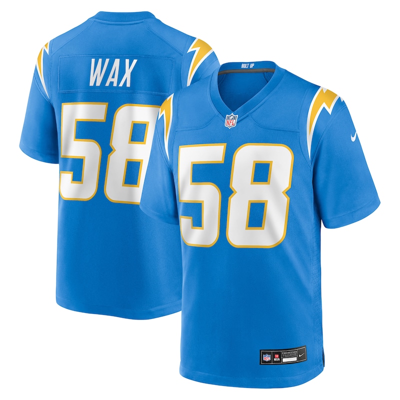 None Marlowe Wax LA Chargers Vintage Premium Material Jersey