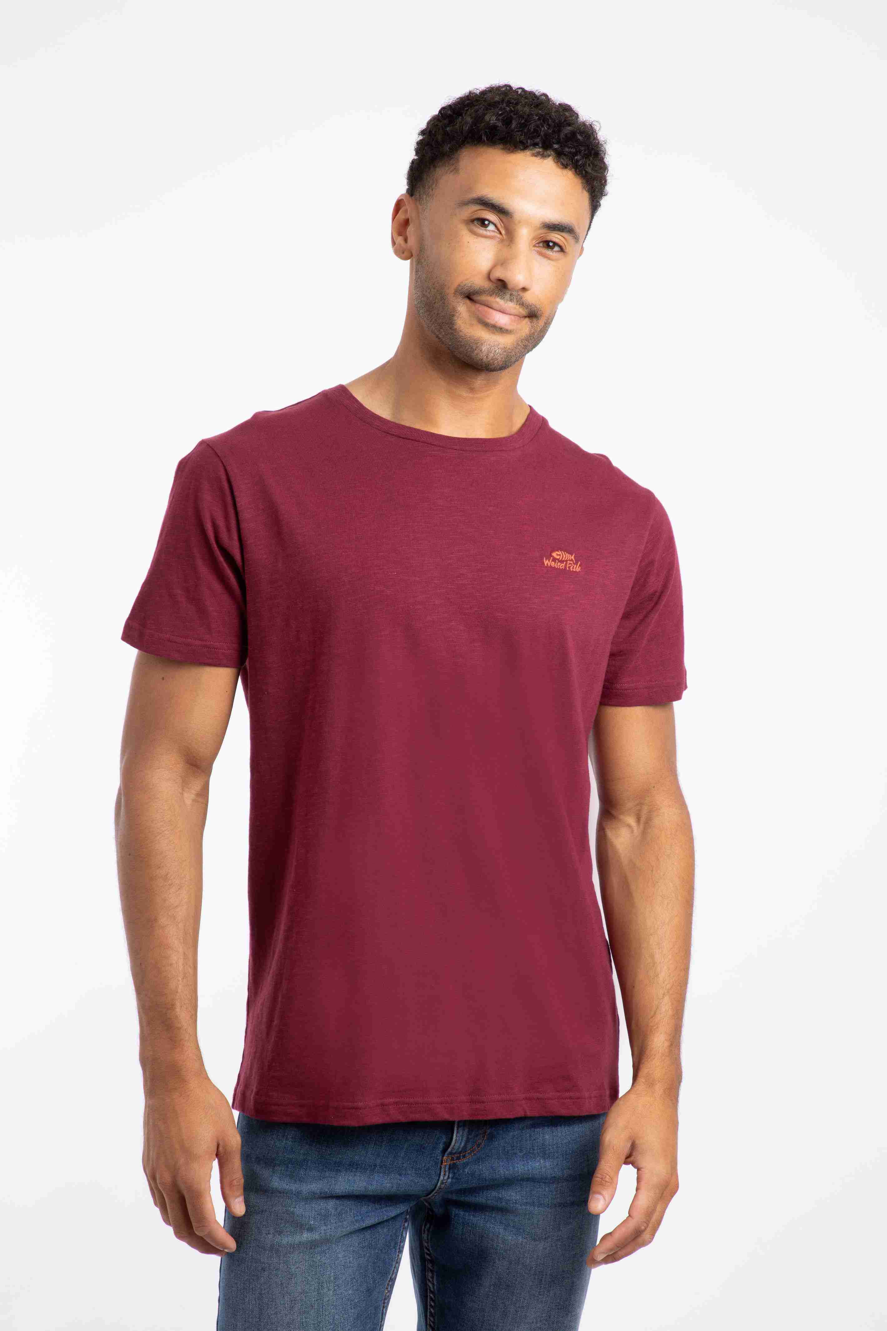 Fished Branded T-Shirt Antique Cherry