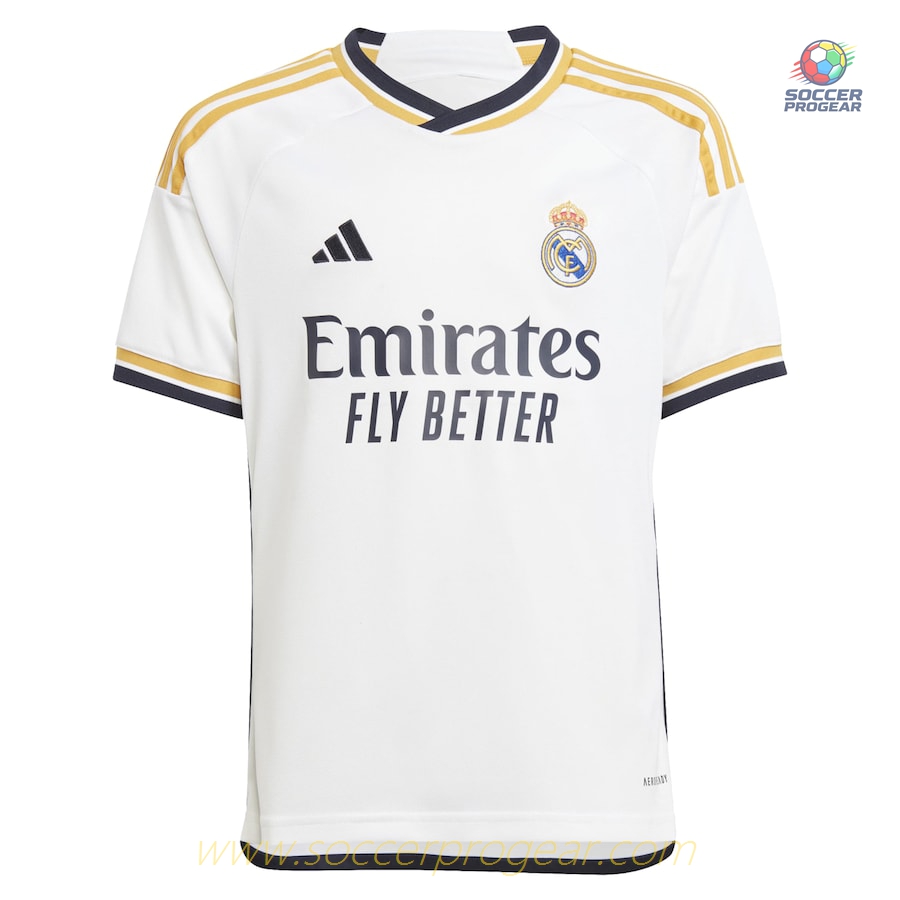 REAL MADRID Spanish La Liga HOME KIDS JERSEY 2023 2024