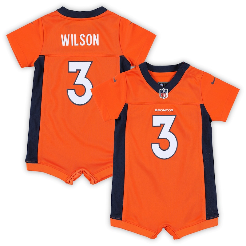 None Russell Wilson Denver Broncos Stylish Team Spirit Wear for NFL Fa