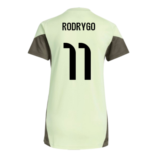 Best-Selling 2025-2026 Real Madrid Training Jersey (Almost Lime) - Womens (Rodrygo