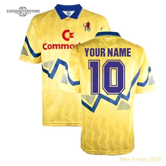 Official Chelsea 1990 Third Football Shirt (your Name) - Premium