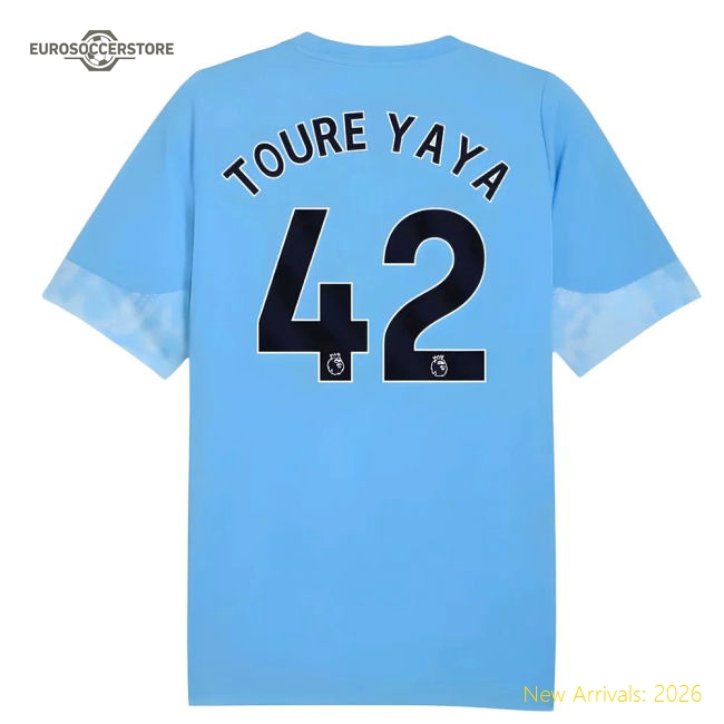 Man City Toure Yaya Safe Kids Jersey Climacool Moisture-wicking