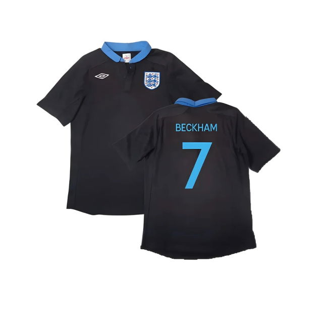 BECKHAM 7 Collector's England Away Unique Shirt 2011-2012