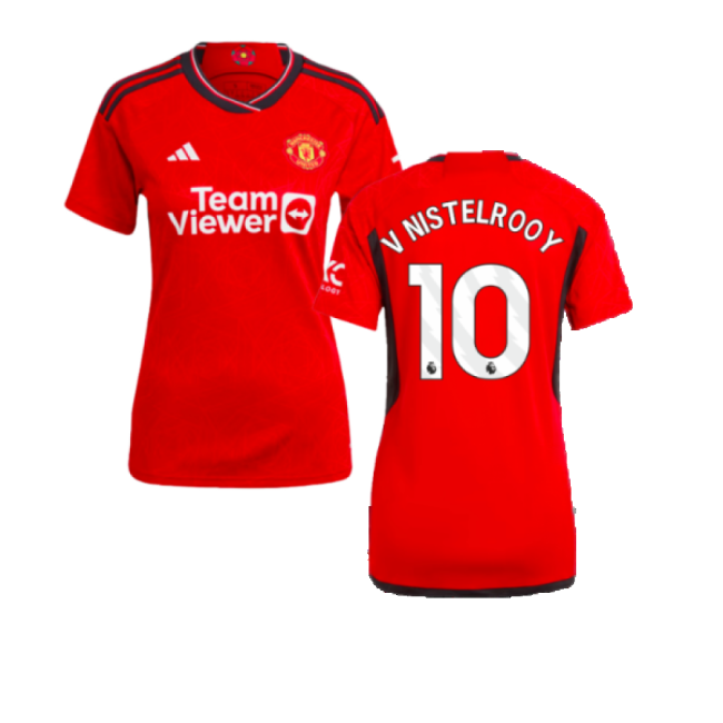 2023-2024 Man Utd Home Kit (Ladies) (V Nistelrooy 10)