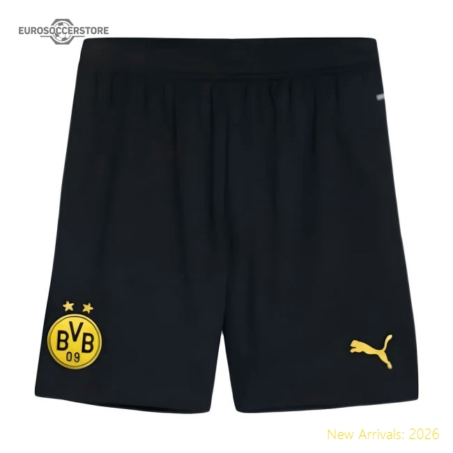 Top-grade 2024-2025 Borussia Dortmund Home Match Shorts (black)