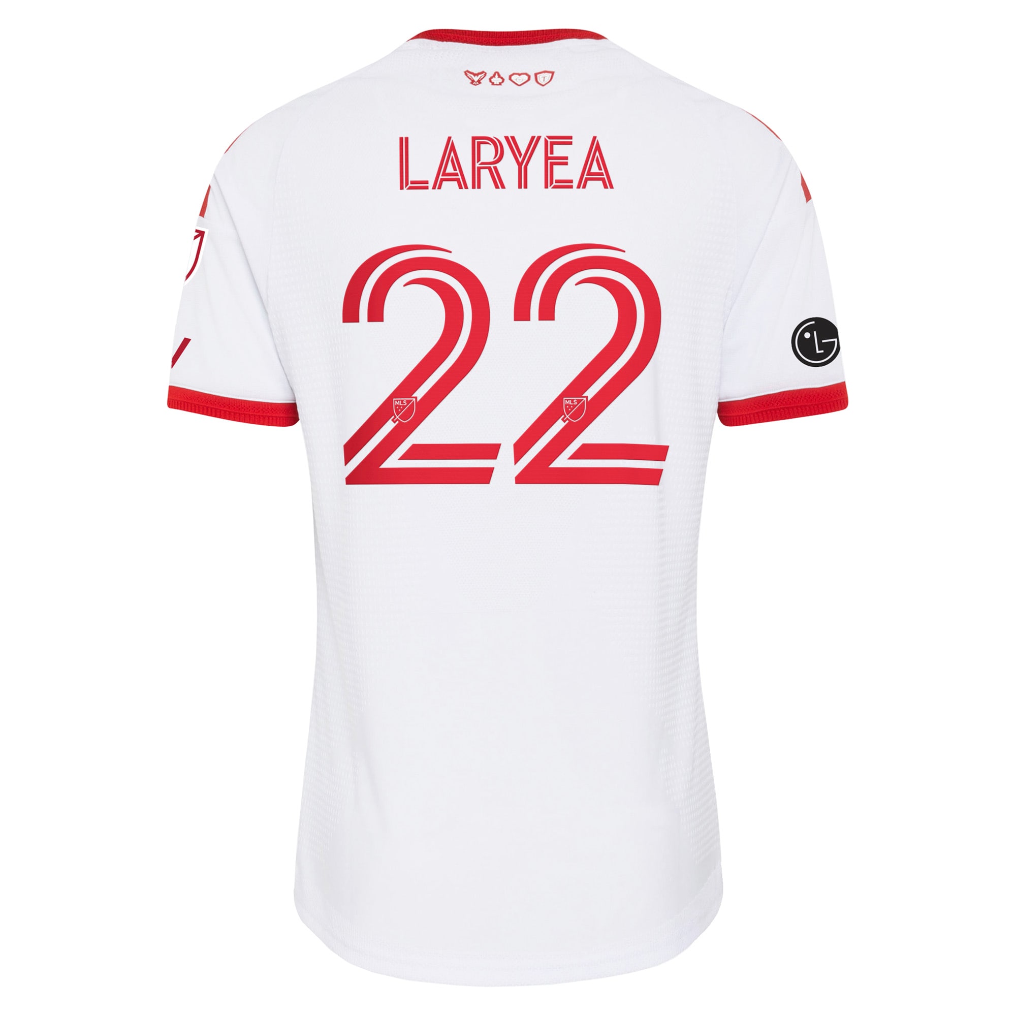 [SJH] Richie Laryea Toronto FC 2026 Winter Kit On-Field Authentic Patch Jersey - White