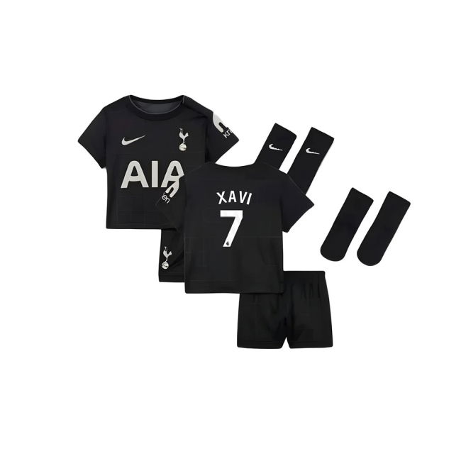 Spurs Original 2025-2026 Tottenham Away Baby Kit (Xavi 7)