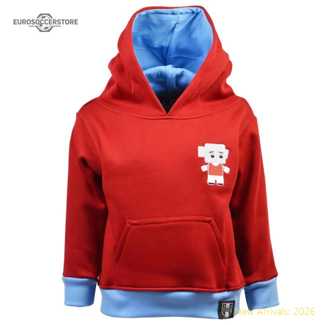 Kids Hammers Hoodie - Maroon/Sky