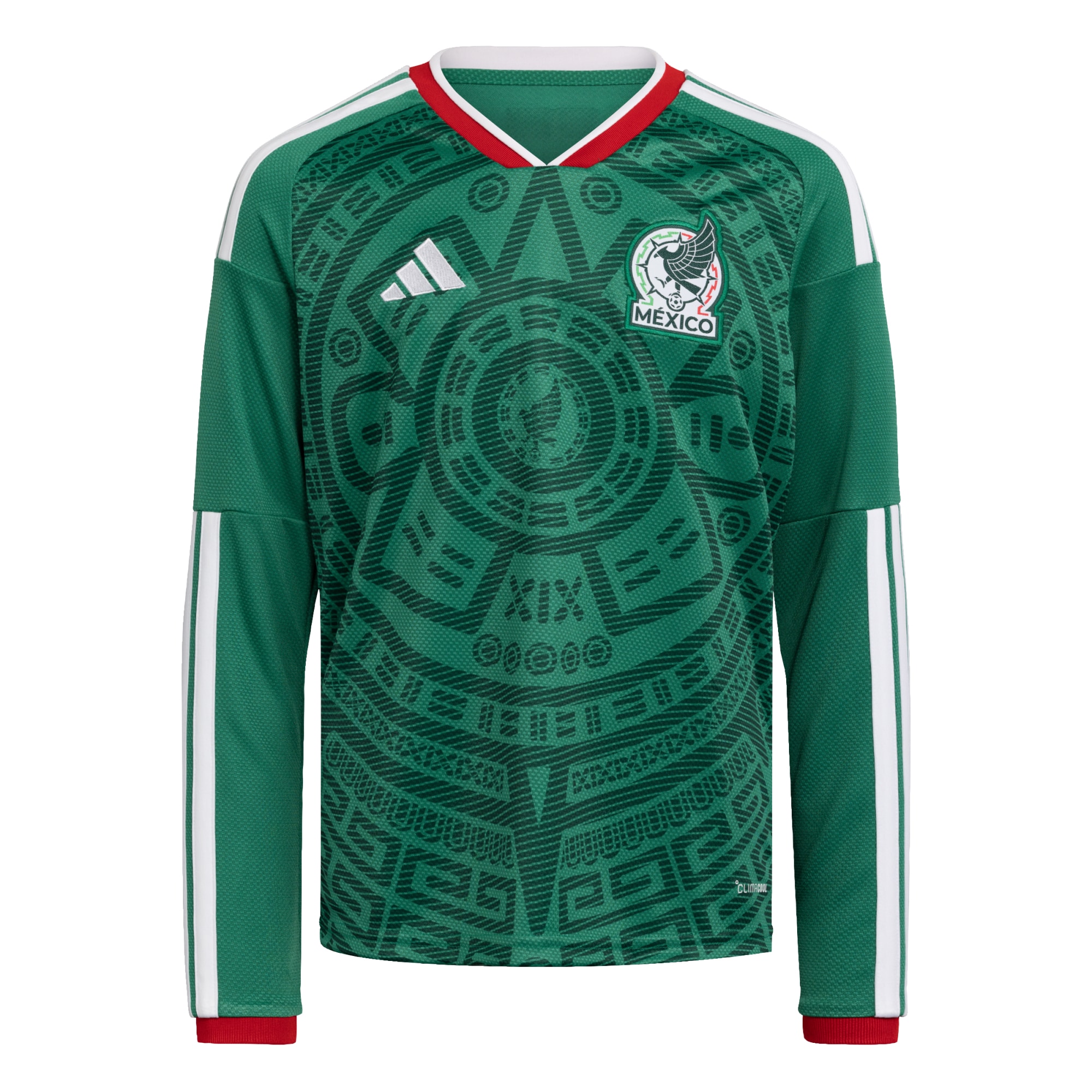 [ESK] Mexico National Team Youth 2026 Home Replica Long Sleeve Jersey - Green