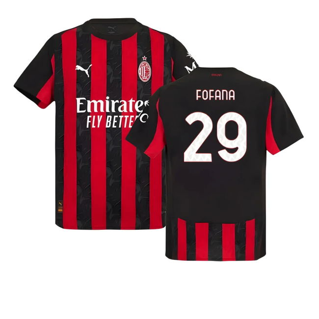 Ac Milan 2025-2026 Home - High Quality Fan Edition Edition