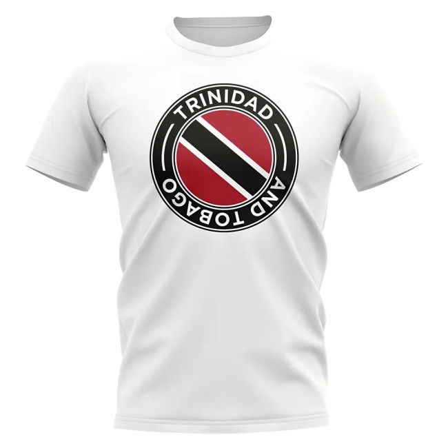Elite Trinidad And Tobago Football Badge T-Shirt (White)