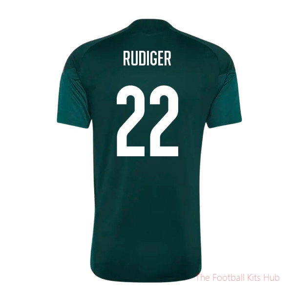 Real Madrid 2026 2027 Training Jersey (Aurora Ivy) (Rudiger 22)