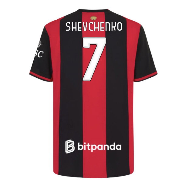 [JED] 2026-2027 AC Milan Authentic Home Shirt (Shevchenko 7)
