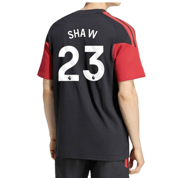 [HP] 2026-2027 Man Utd Tiro Training Tee (Black) (Shaw 23)