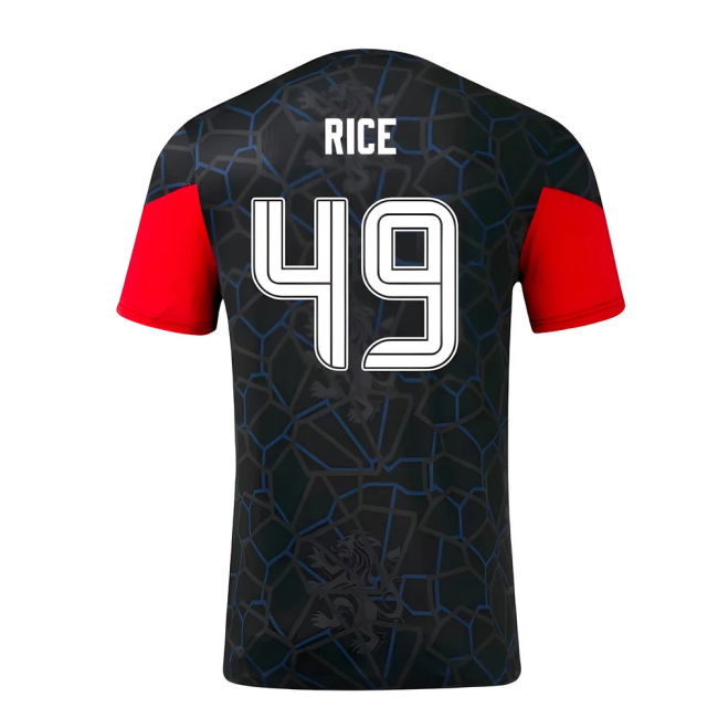 Professional Grade Gers Rice #49 Modern Style Fan Gear Official Jersey