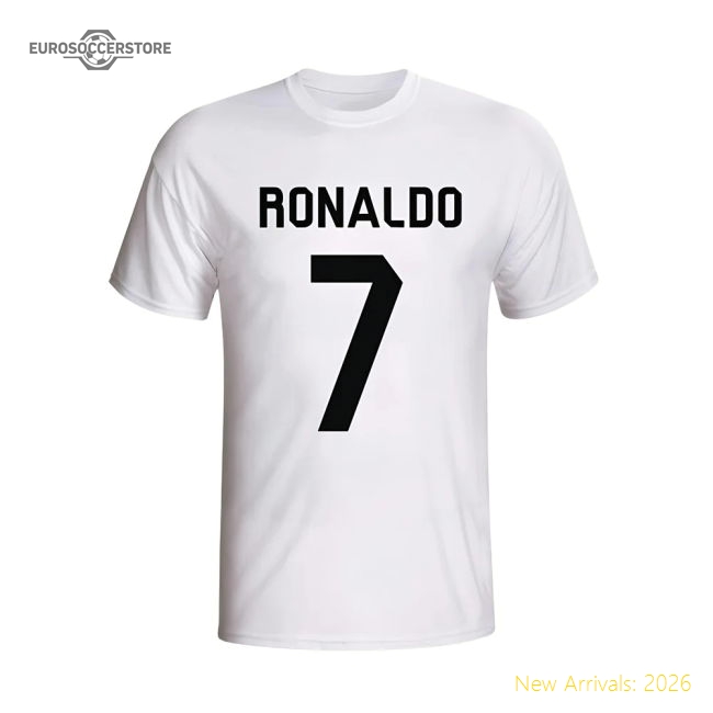 Genuine Cristiano Ronaldo Real Madrid Hero T-Shirt (White)