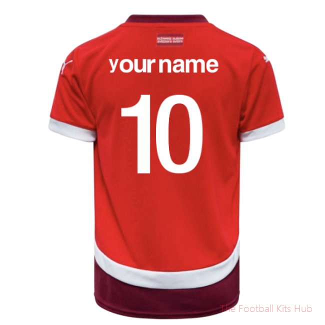 2020-2021 Switzerland Home Shirt (Kids) (Your Name)