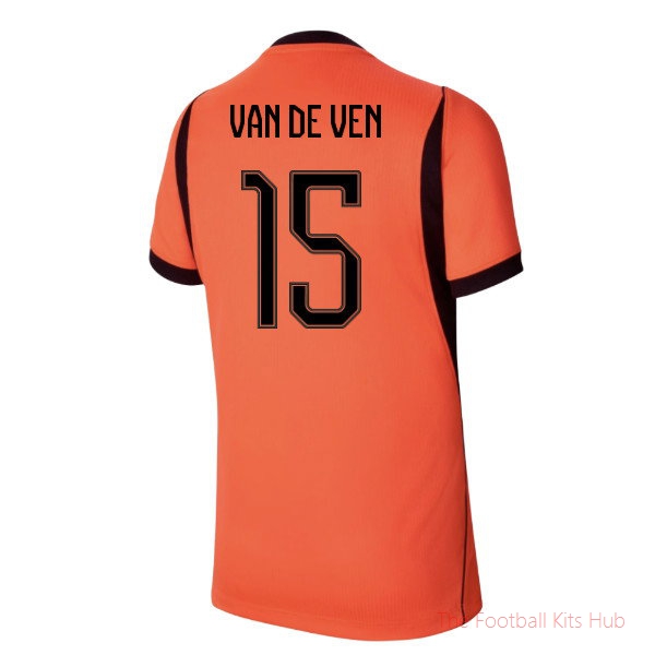 2026-2027 Netherlands Home Shirt (Kids) (Van De Ven 15)
