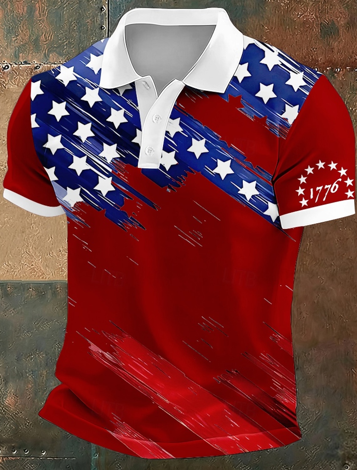 Men's 4th of July U.S. 250th Anniversary US Flag Lined Shorts 2 in 1 Board Shorts Swim Shorts Mid Waist Patriotic Holiday Side Pockets With Compression Liner Elastic Drawstring Waist Designer