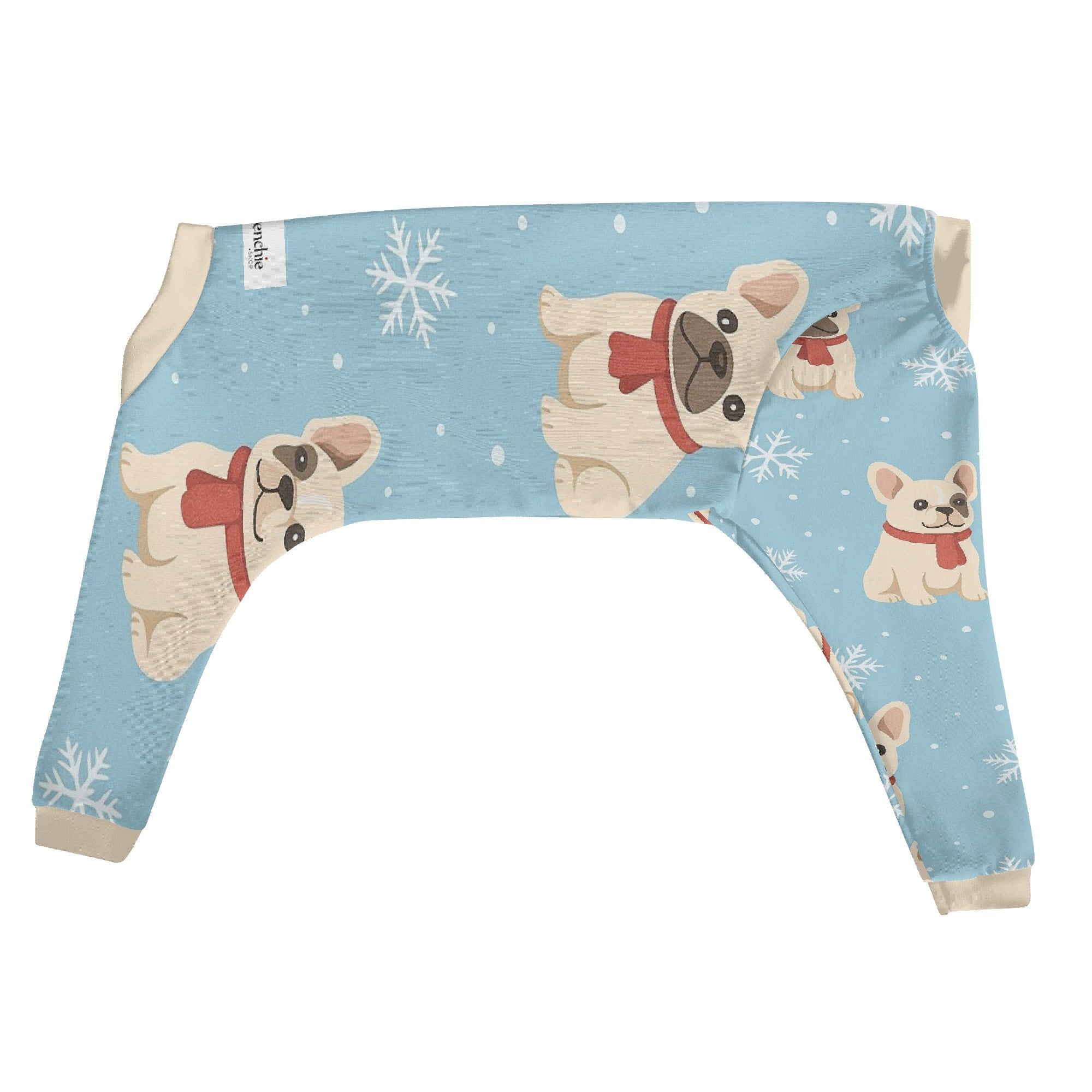 Breed-specific Warm Scout - Safe Frenchie Pajama For French Bulldogs