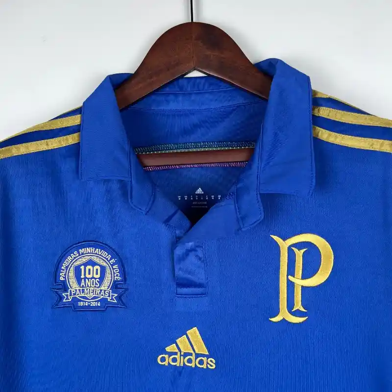 2014-2015 Palmeiras Blue Soccer retro kit
