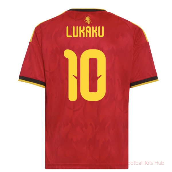 [SJH] 2026/27 Belgium Home Shirt (Kids) (Lukaku 10)
