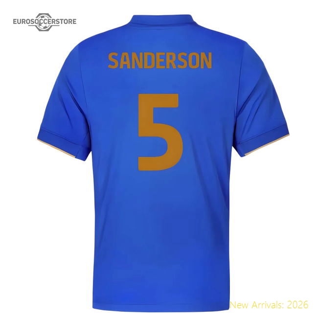 Official 2025-2026 Birmingham City Home Shirt (sanderson 5) - Premium