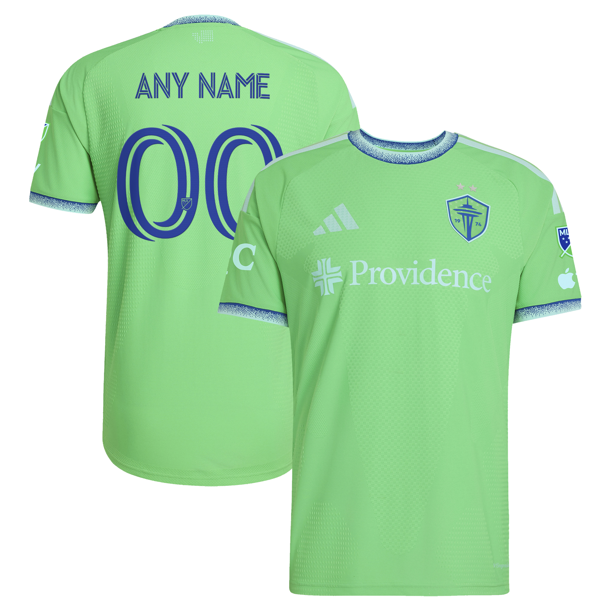 [SJH] Seattle Sounders FC 2026 The Evergreen State Kit On-Field Authentic Patch Custom Jersey - Rave Green