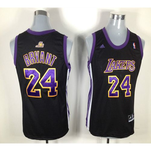 Black LAL Angeles Lakers #24 Authentic Jersey Premium Quality
