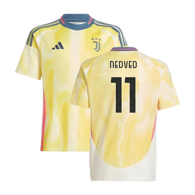 2024-2025 Juventus Away Shirt (Kids) (Nedved 11) Antibacterial