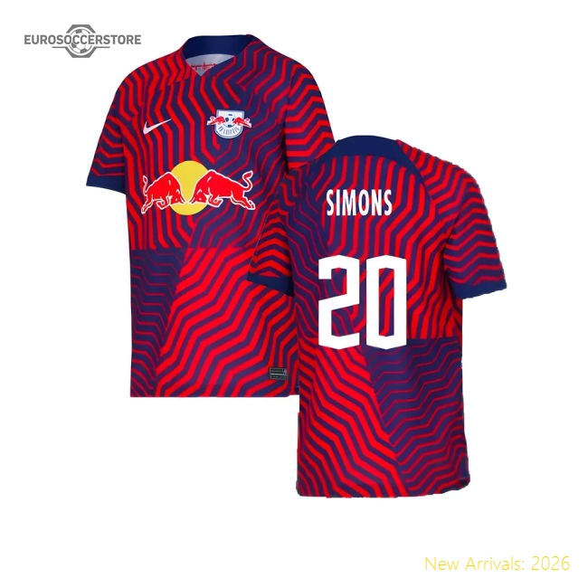 Club Teams,Red Away Shirt (Simons 20) 2023-2024 Fan Edition
