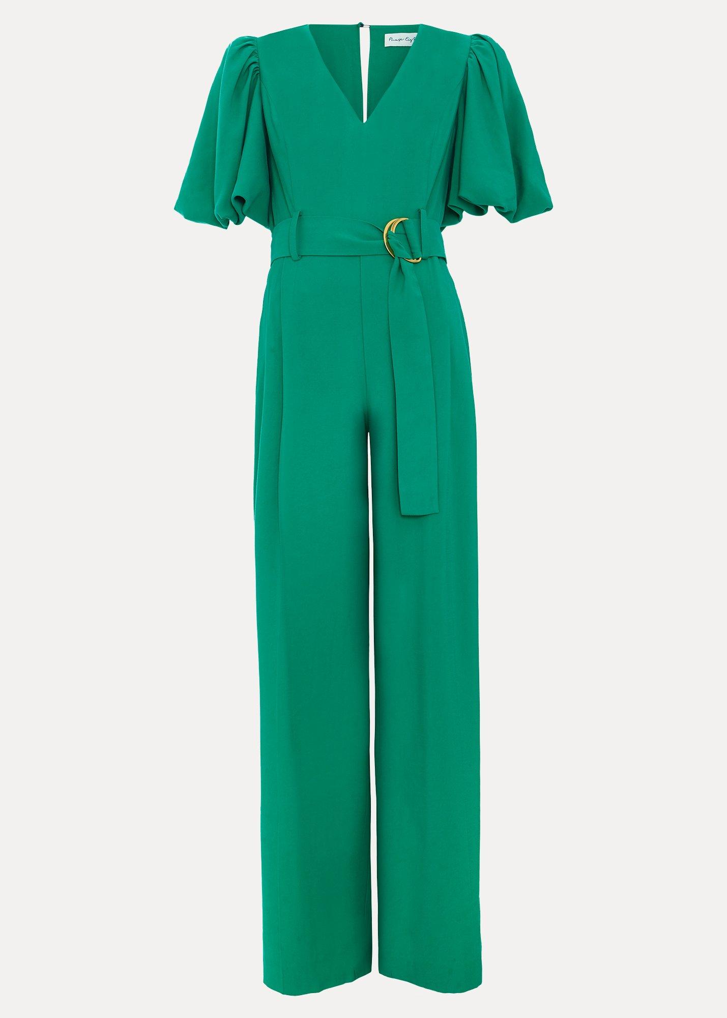 Petite Margot Puff Sleeve Jumpsuit