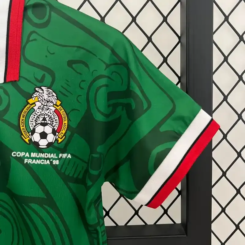 Cheap 1998 Kids Mexico Jersey retro kit