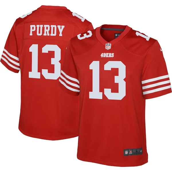 Performance San Francisco 49ers Game Jersey - Premium Scarlet NFL F...
