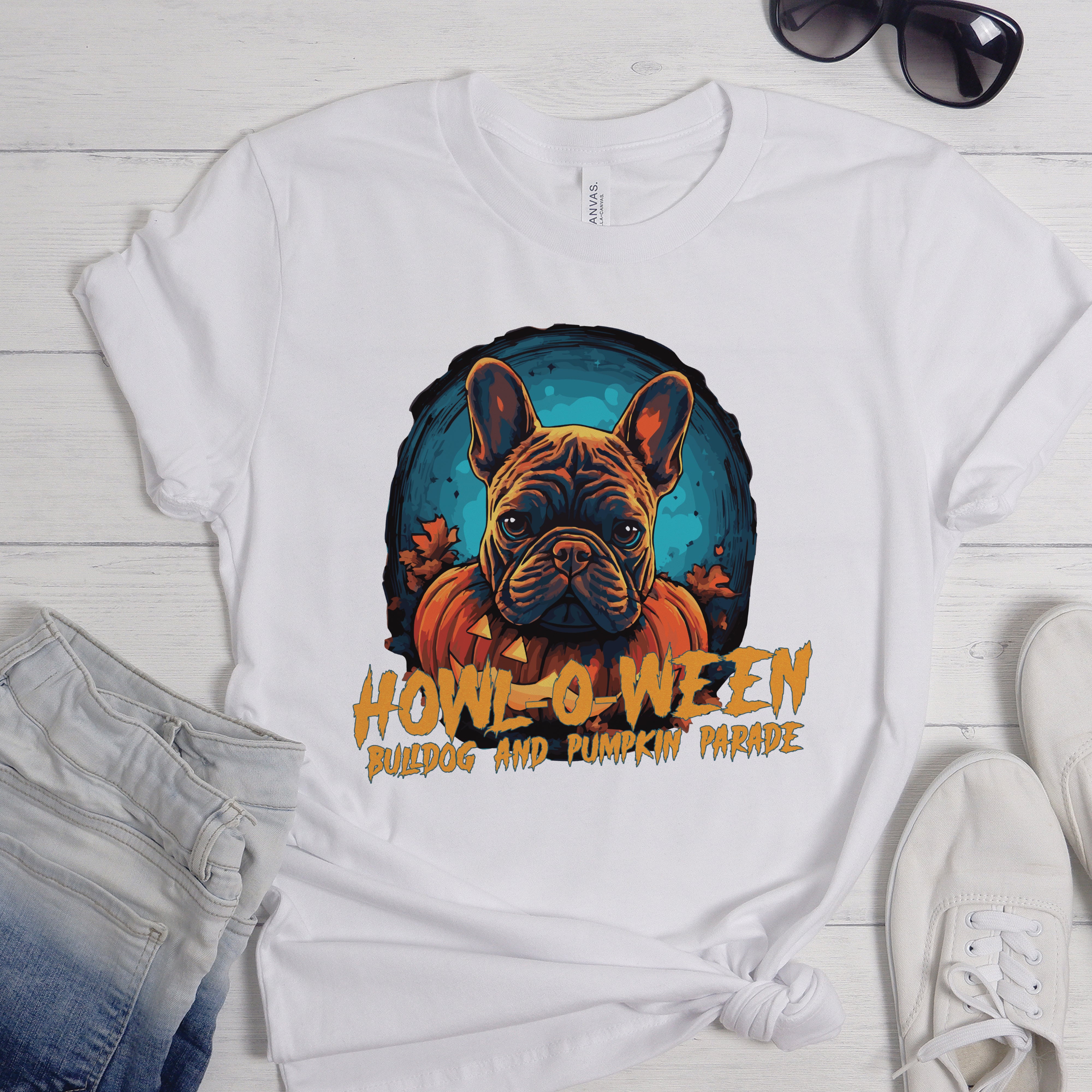 Spooky Frenchie Allure - Frenchie Lover Unisex T-shirt Outdoor Style