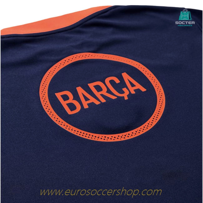 2025-2026 Barcelona T90 Third Dri-Fit Strike Shirt (Navy) - Kids