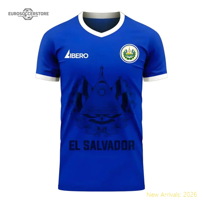 El Salvador 2025-2026 Home Concept Football Kit (libero) - Baby